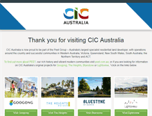 Tablet Screenshot of cicaustralia.com.au